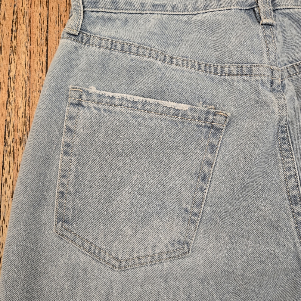 Girl Index Womens Light Washed Size 7 Straight Leg 100% Cotton Jeans - Picture 13 of 13